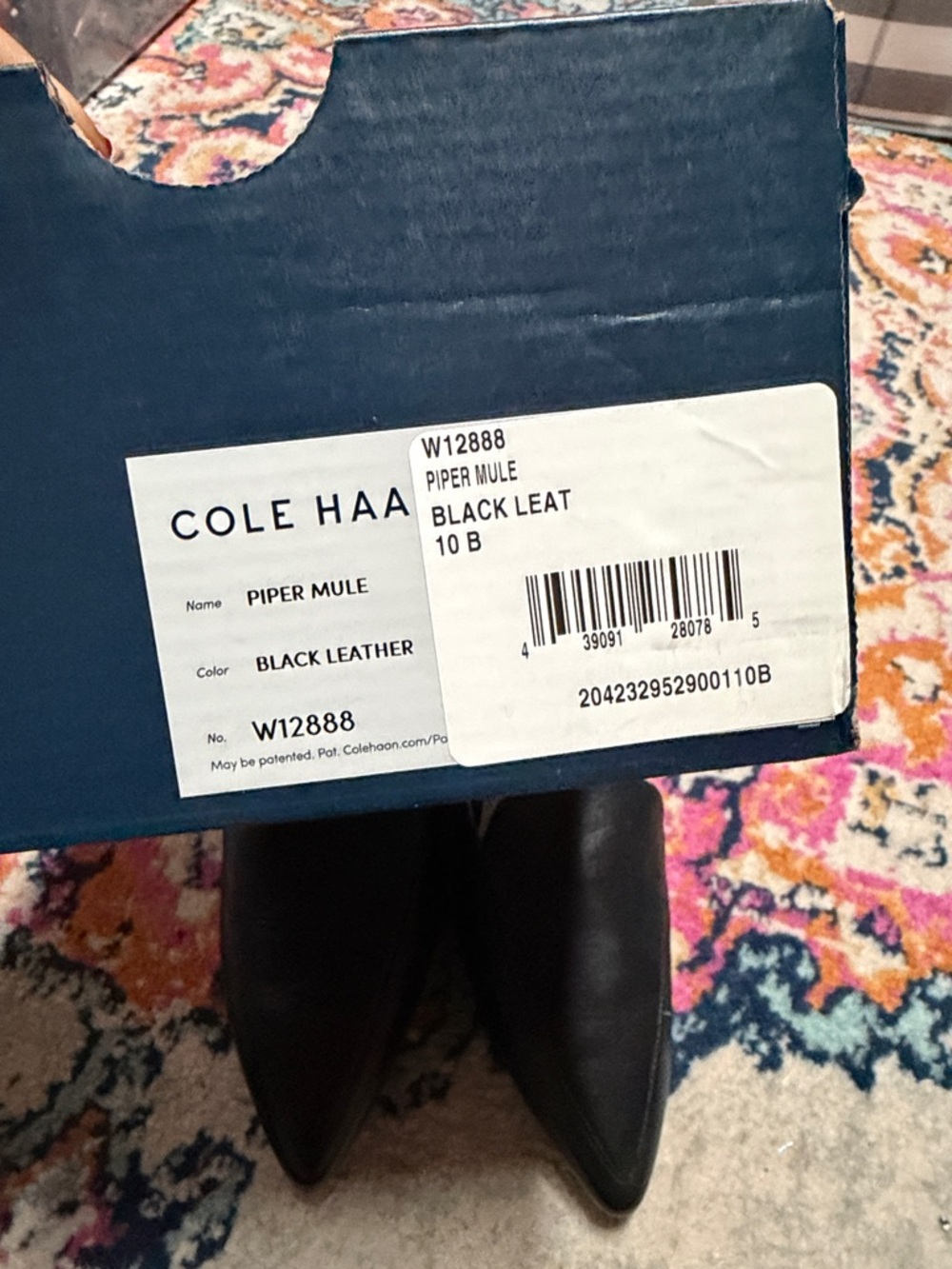 Cole Haan piper black leather mule - Picture 8 of 10